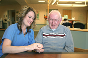 carer and client