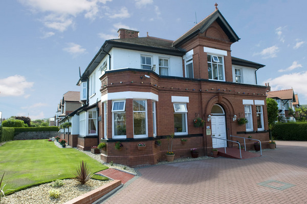 external view of care home in colwyn bay